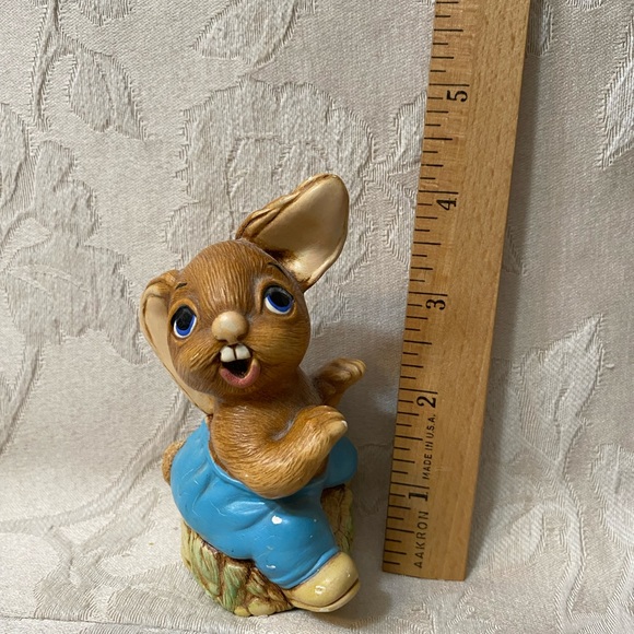 Vtg Pendelfin Stone Crafted “The Thumper” Figure Burnley England Bunny Rabbit - Picture 1 of 12